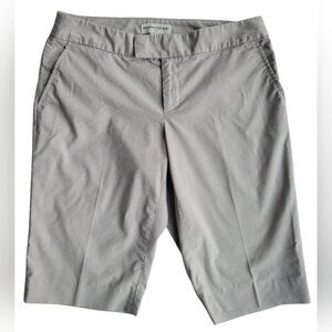 Banana Republic Stretch Shorts Size 4 | Pinstripe Micro Check